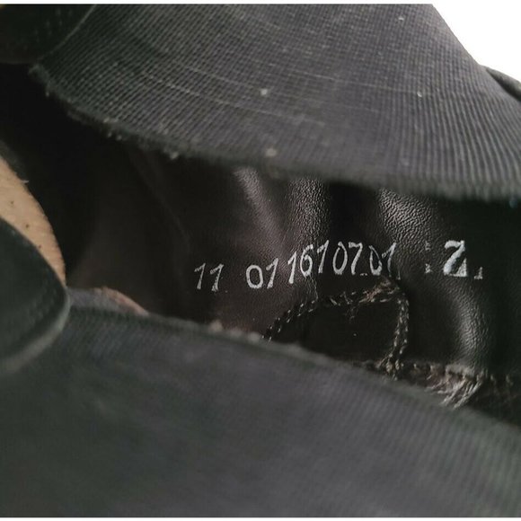 HESCHUNG Chelsea Style Boots Black Leather Men's Size 9.5 - Picture 8 of 8